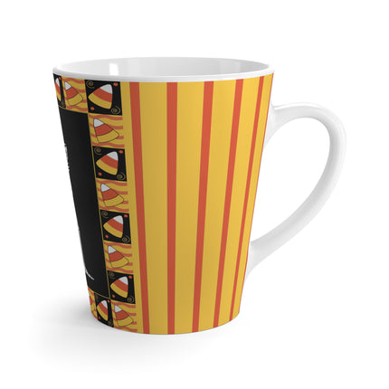 Candy Corn Skeleton Latte Mug