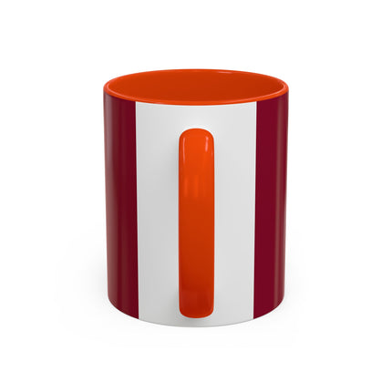 Elegant Holiday Woman with Gifts Colorful Mugs (11oz, 15oz)