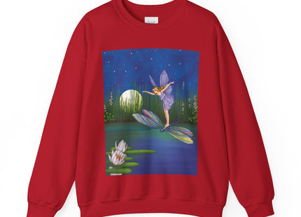 Fairy on a Dragonfly Heavy Blend™ Crewneck Sweatshirt