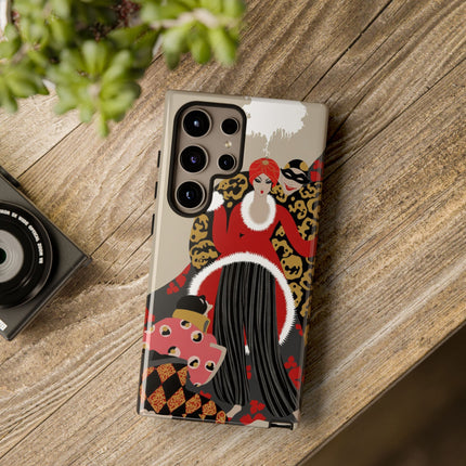 Masquerade Elegance Phone Case – Dramatic Glamour & Timeless Allure