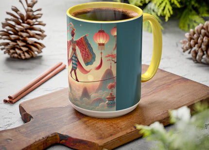 The Lantern Walker Colorful Mugs (11oz, 15oz)