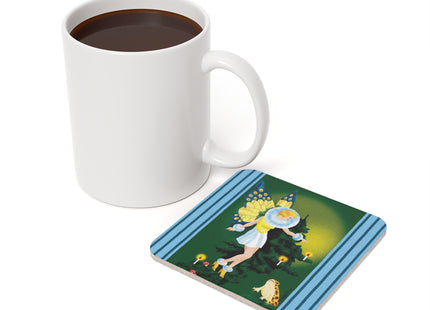 The Enchanted Encounter Cork Back Coaster