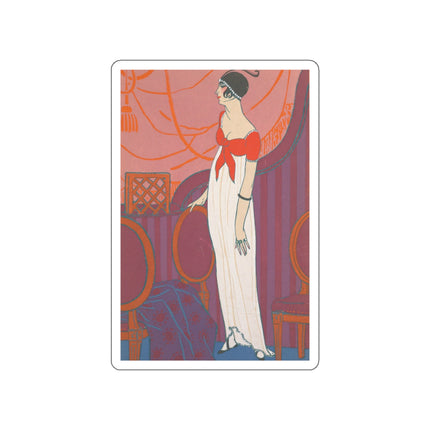 L’Entracte by Georges Lepape Die-Cut Stickers (5 Sizes)