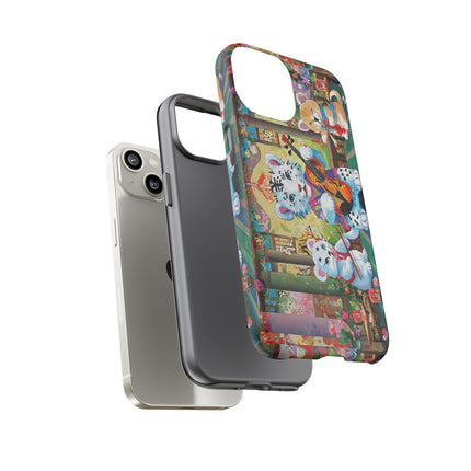 Melodies of the Snow Lion Cub Phone Cases