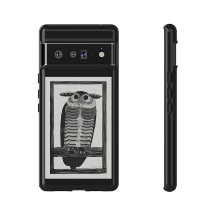 Horned Owl by Samuel Jessurun de Mesquita Phone Cases
