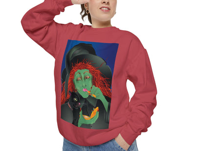 Mirror, Mirror A Witch's Touch Unisex Garment-Dyed Sweatshirt