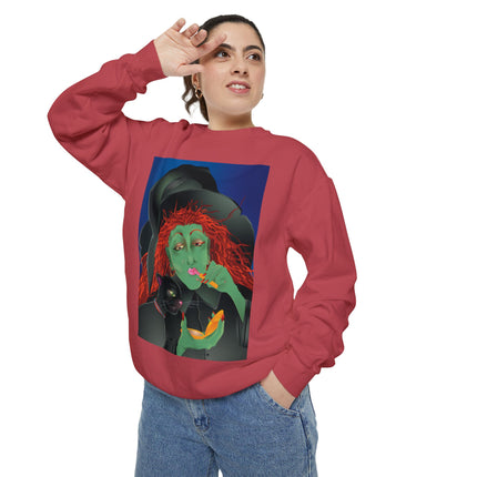 Mirror, Mirror A Witch's Touch Unisex Garment-Dyed Sweatshirt