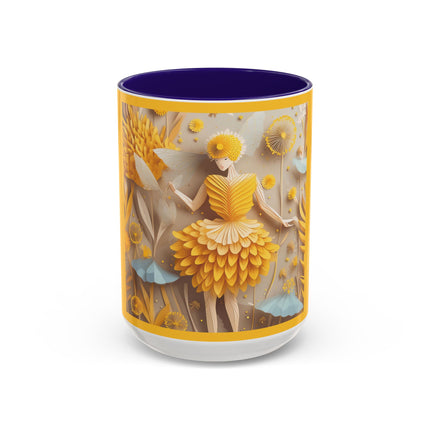Dandelion Fairy Colorful Mugs (11oz, 15oz)