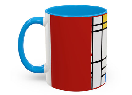 Place de la Concorde by Piet Mondrian Colorful Mugs (11oz, 15oz)
