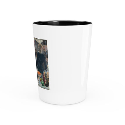 A Bar at the Folies-Bergère by Edouard Manet Ceramic Shot Glass