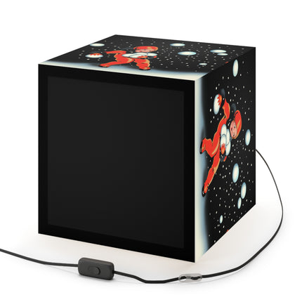 Festive Snowball Light Cube Lamp