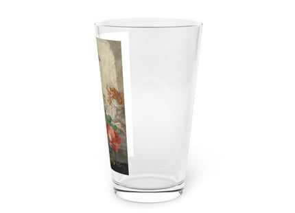 A Basket with Flowers by Herman Henstenburgh Glass, 16oz