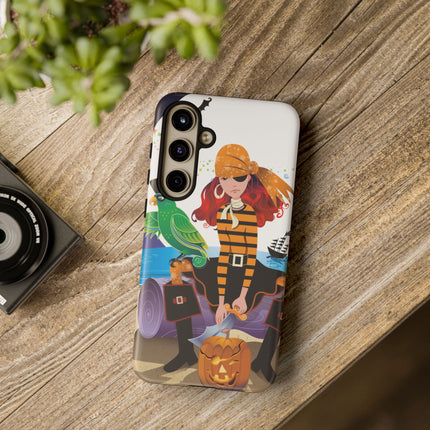Moonlit Pirate Halloween Phone Cases