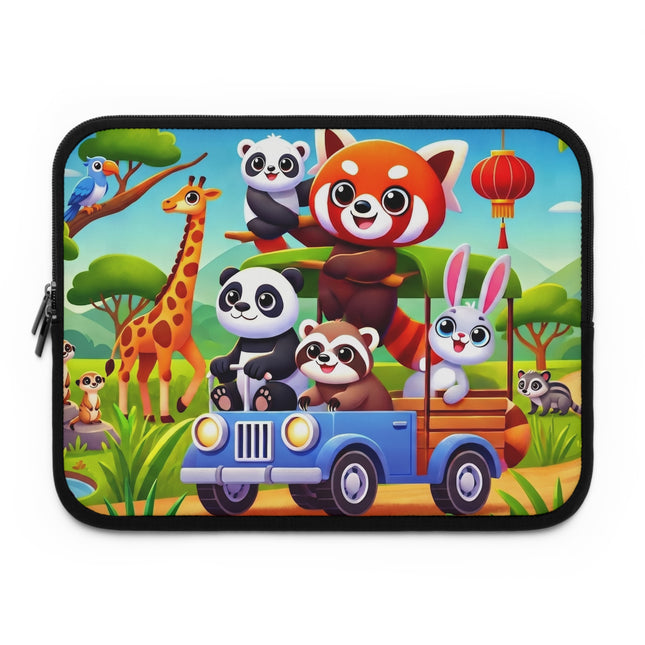 Safari Friends on the Move Laptop Sleeve – Adventure, Friendship & Sunny Fun