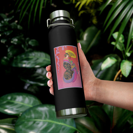 Enchanting Geisha Copper Vacuum Insulated Bottle, 22oz