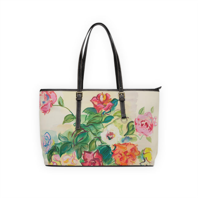 Bouquet de Roses by Raoul Dufy PU Leather Shoulder Bag