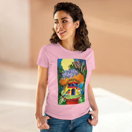 Birdhouse Haven Women's Midweight Cotton Tee