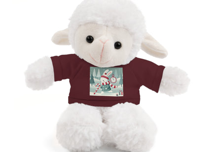 Candy Cane Timekeeper Bunny Stuffed Animals with Tee
