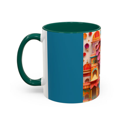 Elephant at an Autumn Festival Colorful Mugs (11oz, 15oz)