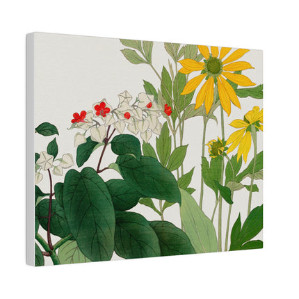 Clerodendrum and Rudbeckia by Tanigami Kônan – Japanese Botanical Harmony