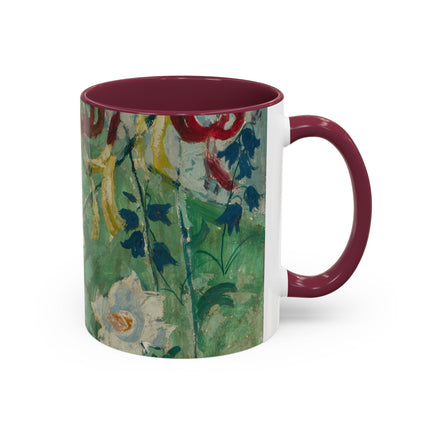 Flowers by August Babberger Colorful Mugs (11oz, 15oz)