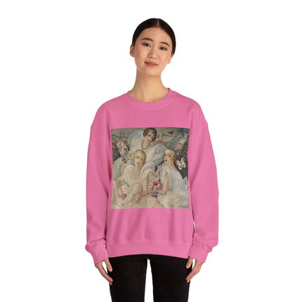 Les Femmes Fatales by Gerda Wegener Heavy Blend™ Crewneck Sweatshirt