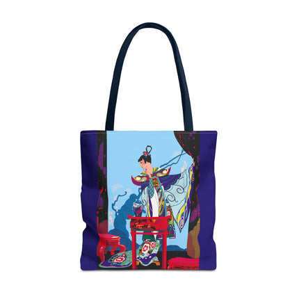 A Visual Journey by Umberto Brunelleschi Tote Bag (AOP)
