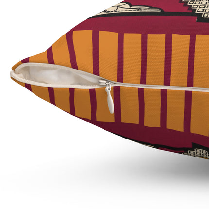 La décoration moderne dans le textile Pl. 12 by Gaston Charlet Spun Polyester Square Pillow