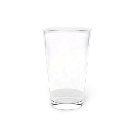 🎭🌹 The Harlequin Rose Masquerade Glass, 16oz – Theatrical Halloween Romance