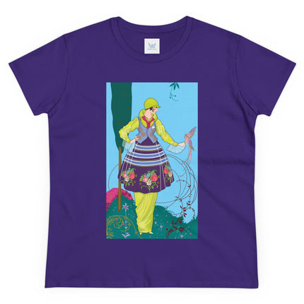 Exquisite Elegance by Umberto Brunelleschi Women's Midweight Cotton Tee