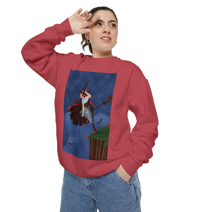 The Enchanted Witch Unisex Garment-Dyed Sweatshirt