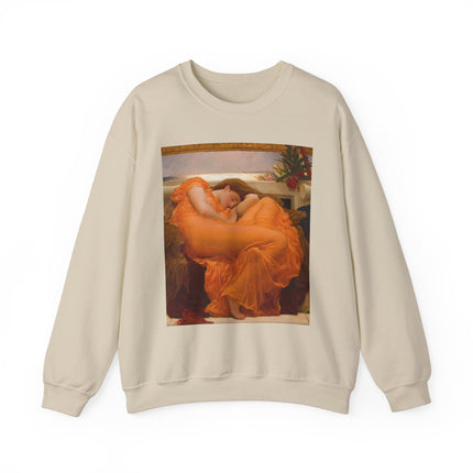 Flaming June by Frederic Leighton Heavy Blend™ Crewneck Sweatshirt