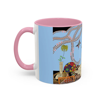 Minuit … ou l’appartement à la mode by George Barbier Colorful Mugs (11oz, 15oz)
