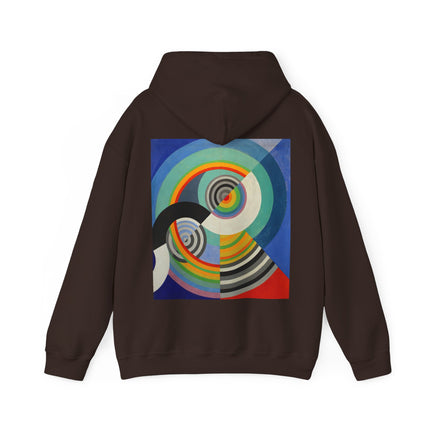 Rythme No. 3 by Robert Delaunay Heavy Blend™ Hooded Sweatshirt