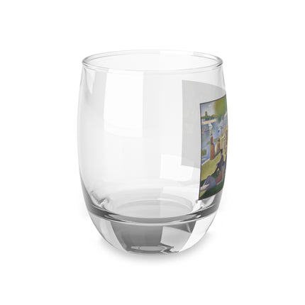 A Sunday on La Grande Jatte by Georges Seurat Whiskey Glass