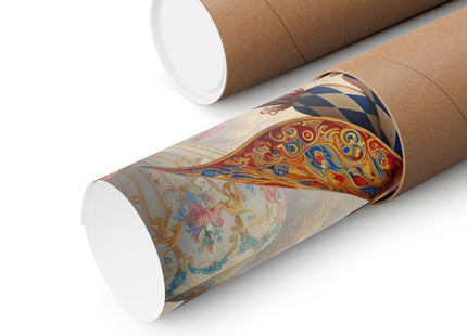 The Ornamental Jester Matte Vertical Posters