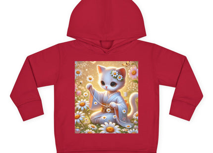 Daisy Chain Whimsy Toddler Pullover Fleece Hoodie