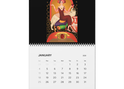 Celestial Jewels: The Zodiac Birthstone Art Wall Calendars (2026)