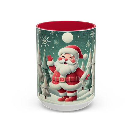 Santa's Joyful Night Colorful Mugs (11oz, 15oz)