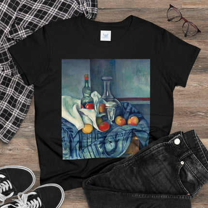 The Peppermint Bottle by Paul Cézanne Women's Midweight Cotton Tee
