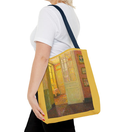 Interior, Window Light by Henri Le Sidaner Tote Bag (AOP)