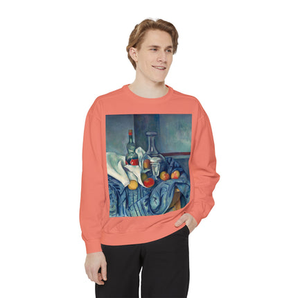 The Peppermint Bottle by Paul Cézanne Unisex Garment-Dyed Sweatshirt
