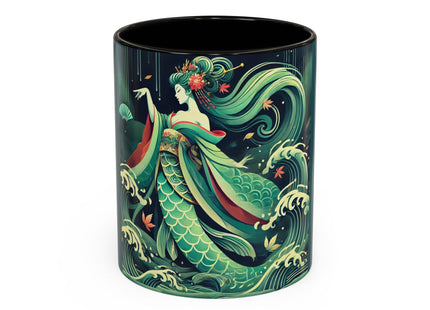 Mermaid Queen Rising from the Deep Colorful Mugs (11oz, 15oz)