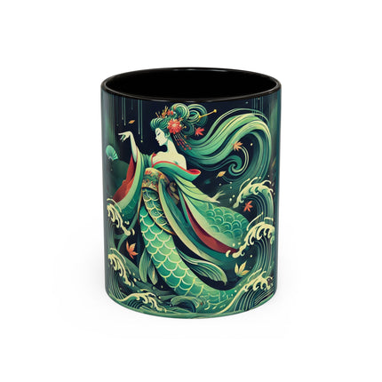 Mermaid Queen Rising from the Deep Colorful Mugs (11oz, 15oz)