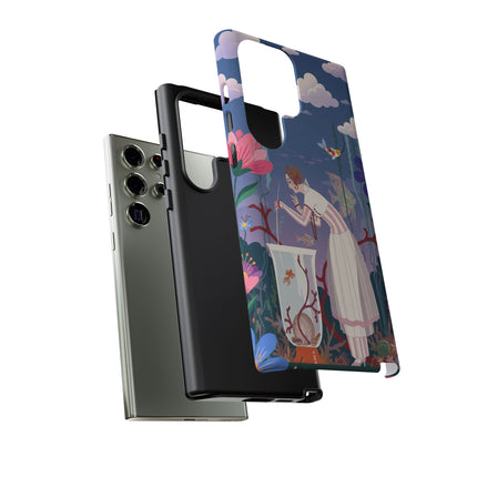 🐠🌸 The Enchanted Aquarium Garden Phone Case – Art Deco Underwater Fantasy