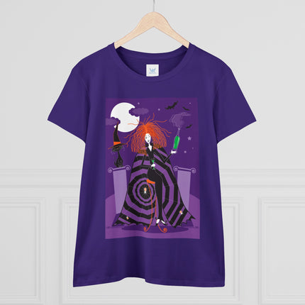 Mystic Elegance Women's Midweight Cotton Tee