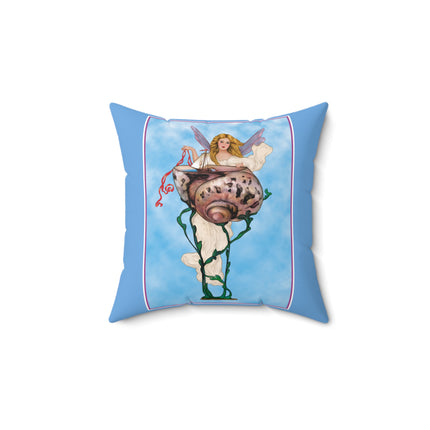 Enchanting Serenity Spun Polyester Square Pillow
