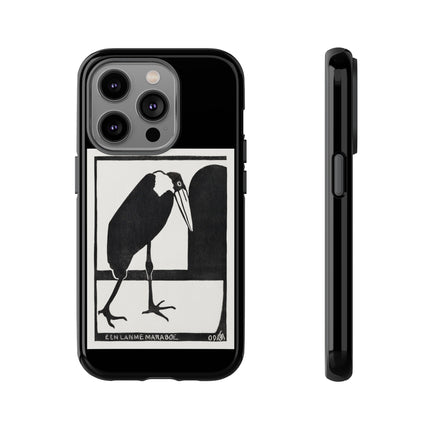 A Lame Marabou by Samuel Jessurun de Mesquita Phone Cases