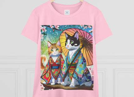 Kimono Kitties Cotton Tee