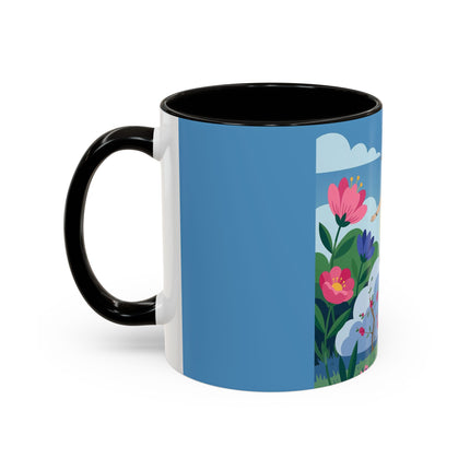 Garden Of New Beginnings Colorful Mugs – Art Deco Floral Elegance